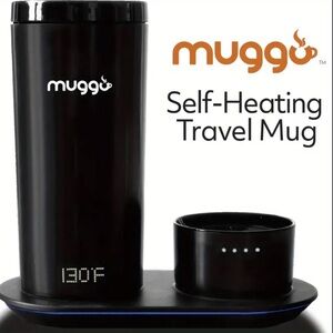 Muggo Self-Heating Travel Mug - Black